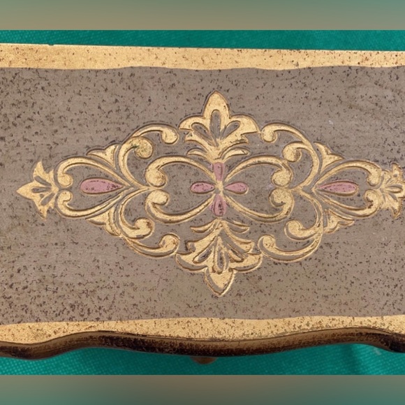 Florentine Jewelry Wooden Music Box - Picture 8 of 9